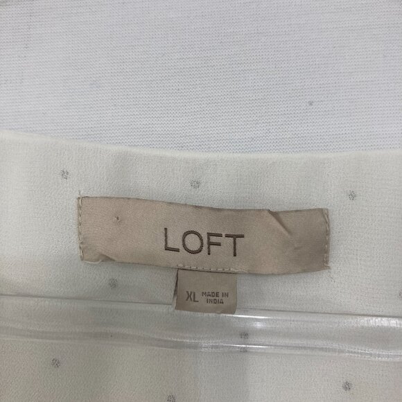 Elegant White Polka Dot Blouse - Picture 2 of 10